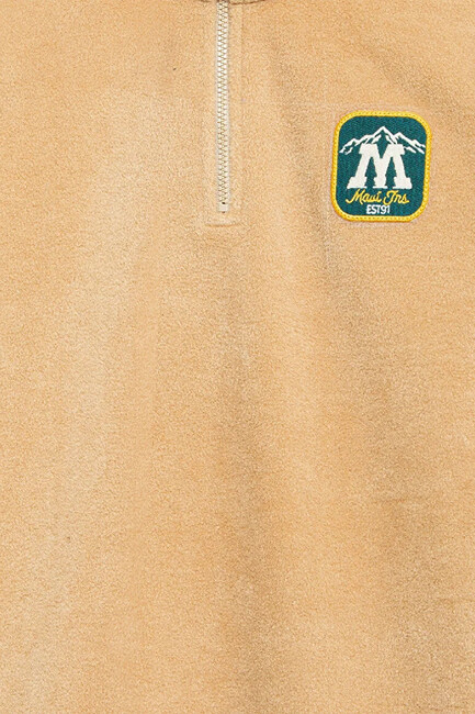 Erkek Çocuk M Armalı Sweat 6S10153-83859 Bej - Thumbnail