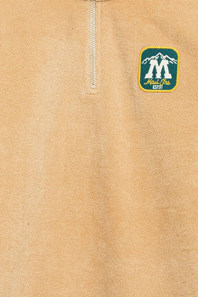 Erkek Çocuk M Armalı Sweat 6S10153-83859 Bej 