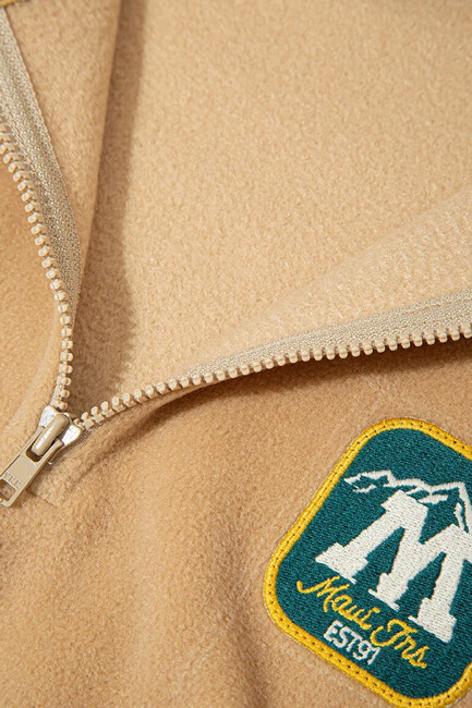 Erkek Çocuk M Armalı Sweat 6S10153-83859 Bej - Thumbnail