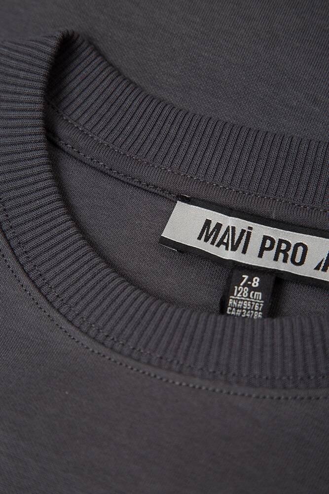 Erkek Çocuk M Logo Sweat 6S10201-70763 Gri 