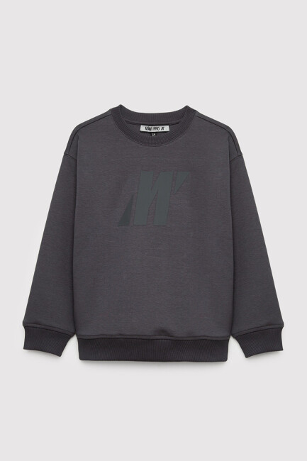 Erkek Çocuk M Logo Sweat 6S10201-70763 Gri 