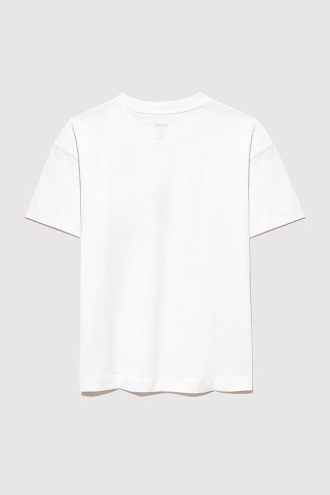 Erkek Çocuk Malibu Vibes Baskılı Tişört 6610327-70057 Ekru 