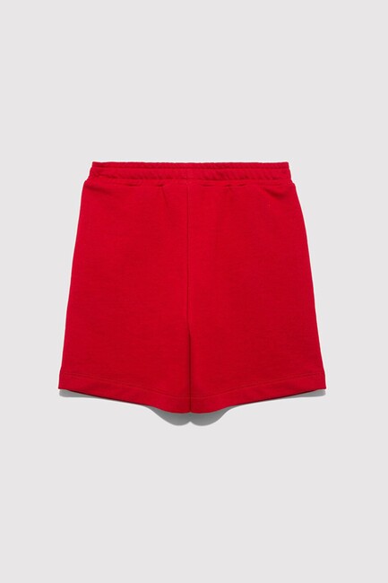 Erkek Çocuk Mavi Baskılı Örme Şort 6410003-70464 Kırmızı (2)