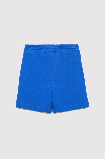 Erkek Çocuk Mavi Baskılı Örme Şort 6410003-70896 Mavi (2)