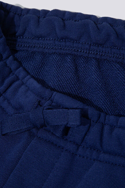 Erkek Çocuk Mavi Jeans Baskılı Örme Şort 6410015-70491 Lacivert - Thumbnail