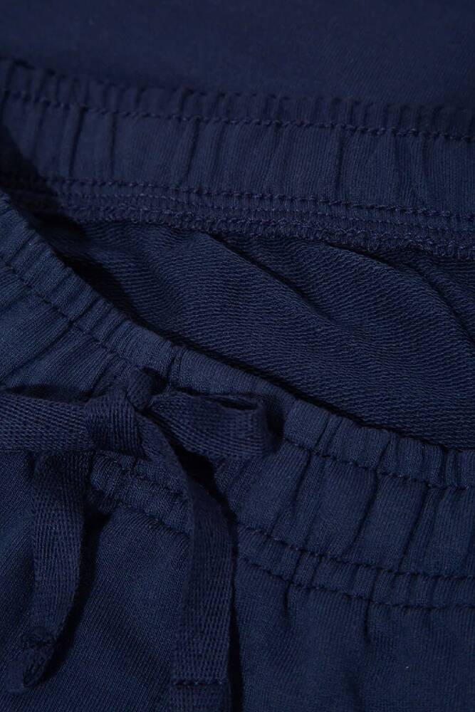 Erkek Çocuk Mavi Jeans Baskılı Şort 6410019-70491 Lacivert 
