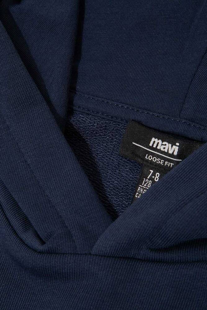 Erkek Çocuk Mavi Jeans Baskılı Sweat 6S10141-82318 Lacivert 