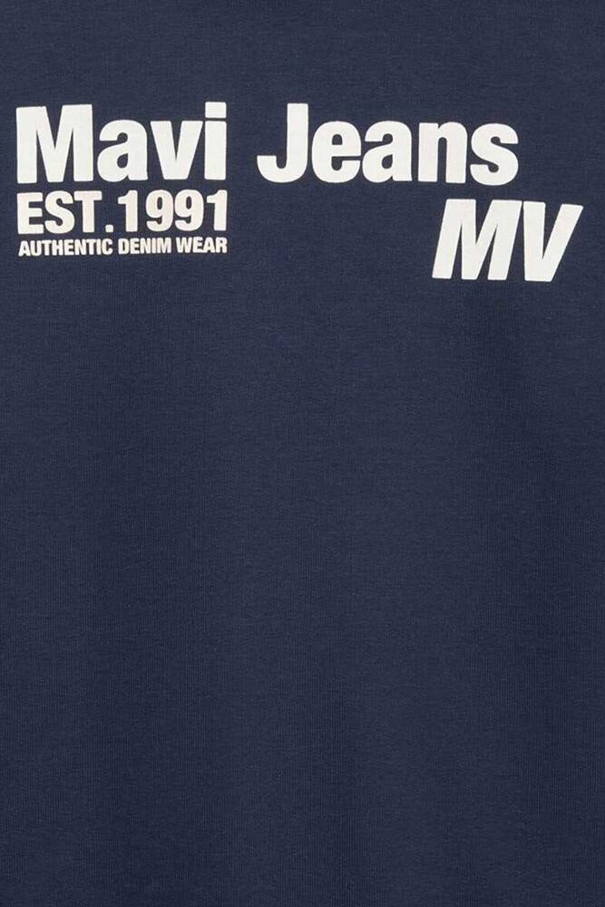 Erkek Çocuk Mavi Jeans Baskılı Sweat 6S10141-82318 Lacivert 