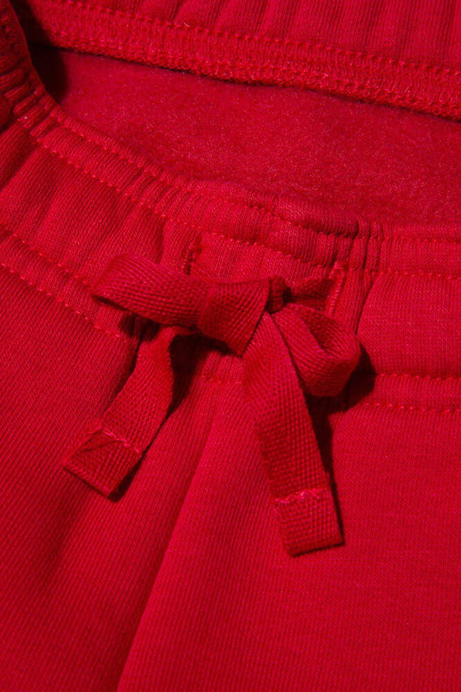 Erkek Çocuk Mavi Logo Baskılı Eşofman Alt 6010000-70464 Kırmızı 