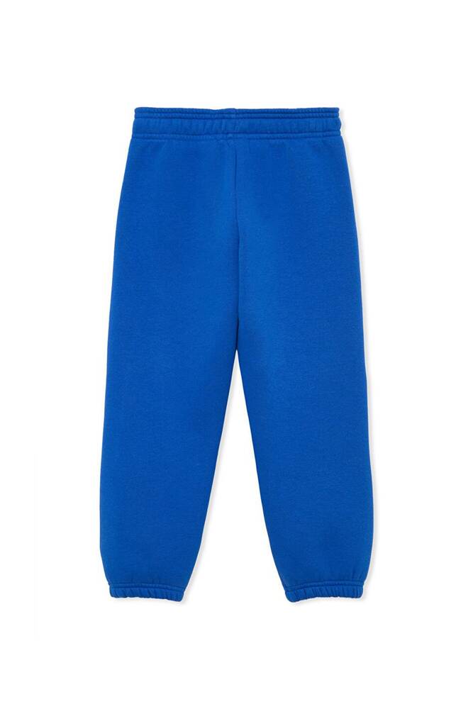 Erkek Çocuk Mavi Logo Baskılı Eşofman Altı 6010000-70896 Mavi 