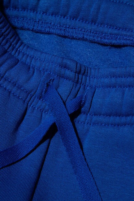 Erkek Çocuk Mavi Logo Baskılı Eşofman Altı 6010000-70896 Mavi - Thumbnail