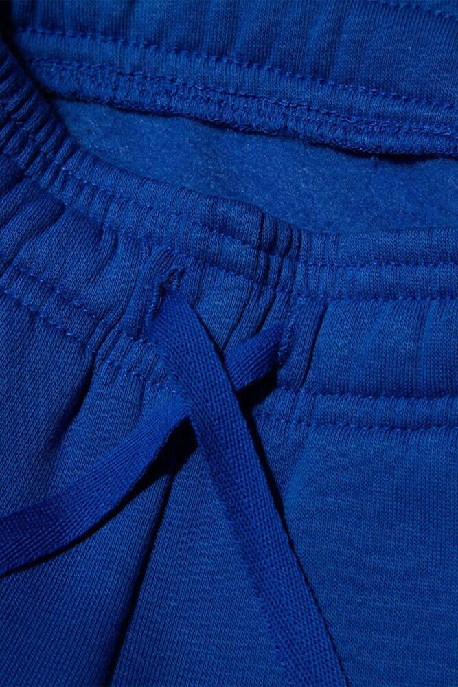 Erkek Çocuk Mavi Logo Baskılı Eşofman Altı 6010000-70896 Mavi 