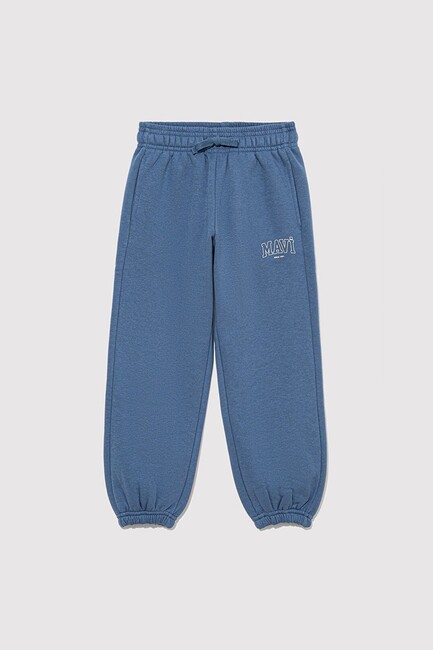 Erkek Çocuk Mavi Logo Baskılı Eşofman Altı 6010009-70871 Mavi (3)