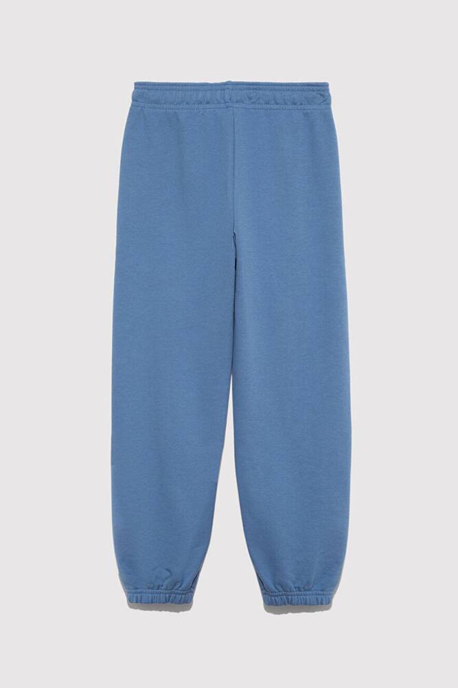 Erkek Çocuk Mavi Logo Baskılı Eşofman Altı 6010024-83767 Mavi 