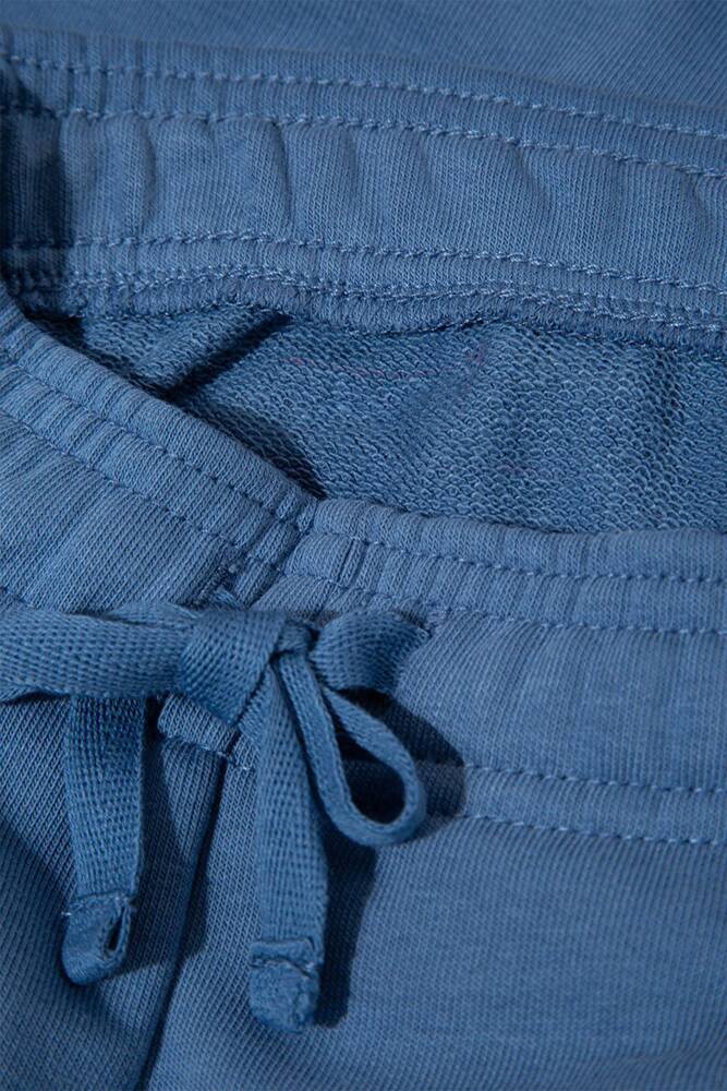 Erkek Çocuk Mavi Logo Baskılı Eşofman Altı 6010024-83767 Mavi 