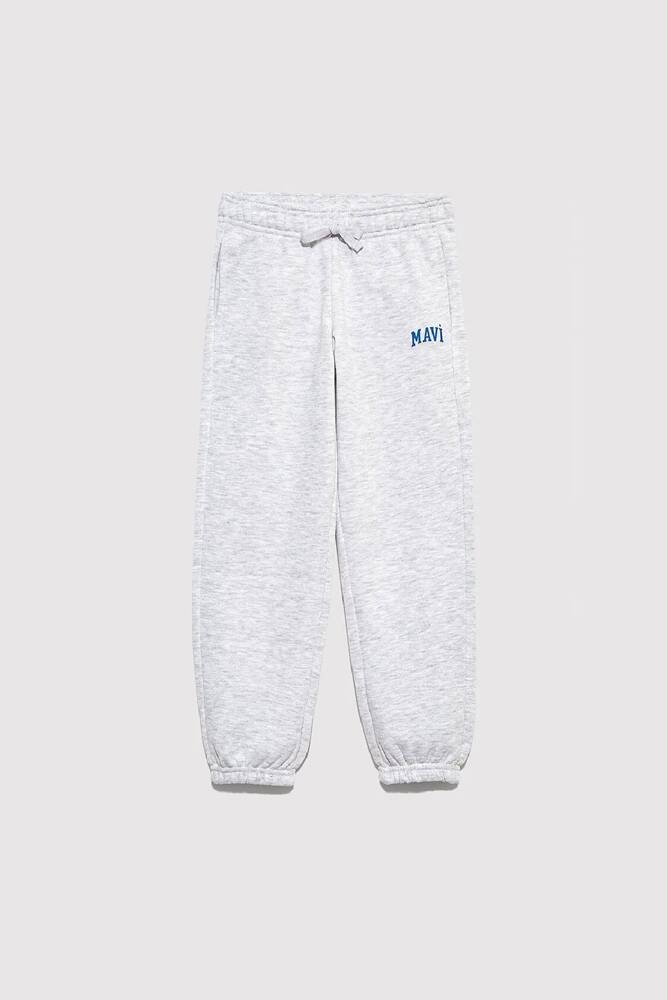 Erkek Çocuk Mavi Logo Baskılı Eşofman Altı 6010028-88467 Gri 