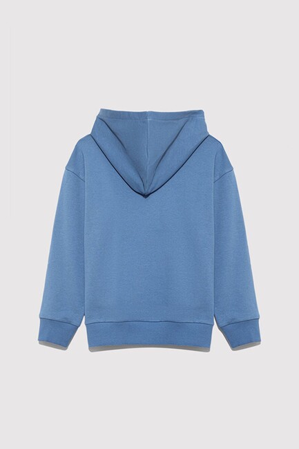 Erkek Çocuk Mavi Logo Baskılı Sweat 6S10143-83767 Mavi (2)