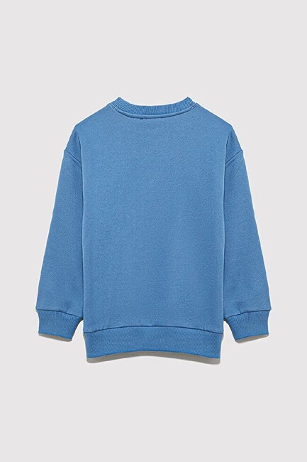 Erkek Çocuk Mavi1991 Baskılı Sweat 6S10163-70724 Mavi - Thumbnail