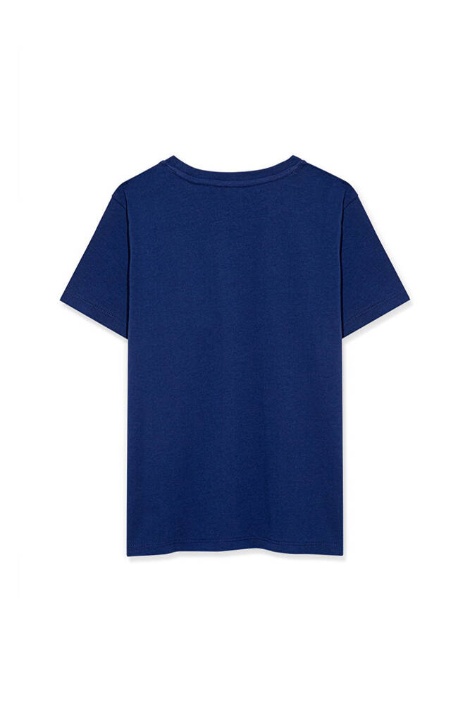 Erkek Çocuk Miav Baskılı Tişört 6633270722 Lacivert 