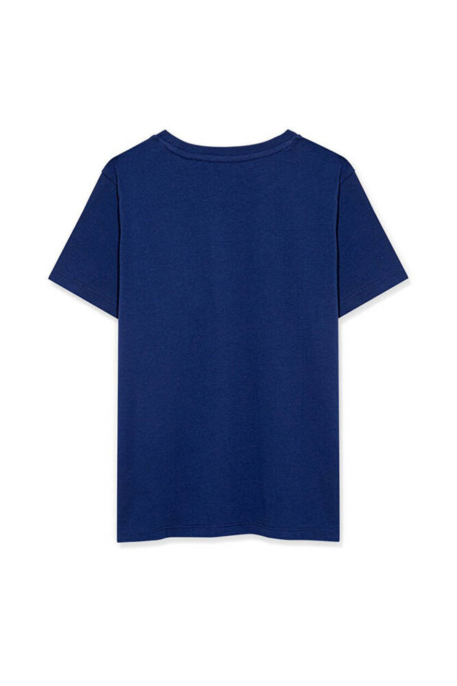 Erkek Çocuk Miav Baskılı Tişört 6633270722 Lacivert 