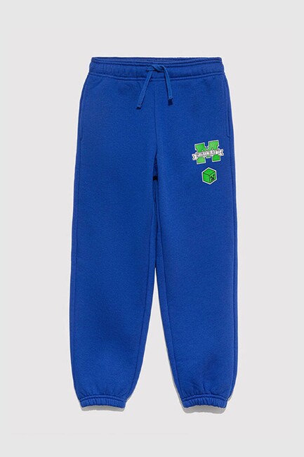 Erkek Çocuk Mınecraft Baskılı Eşofman Altı 6010027-70896 Mavi (3)