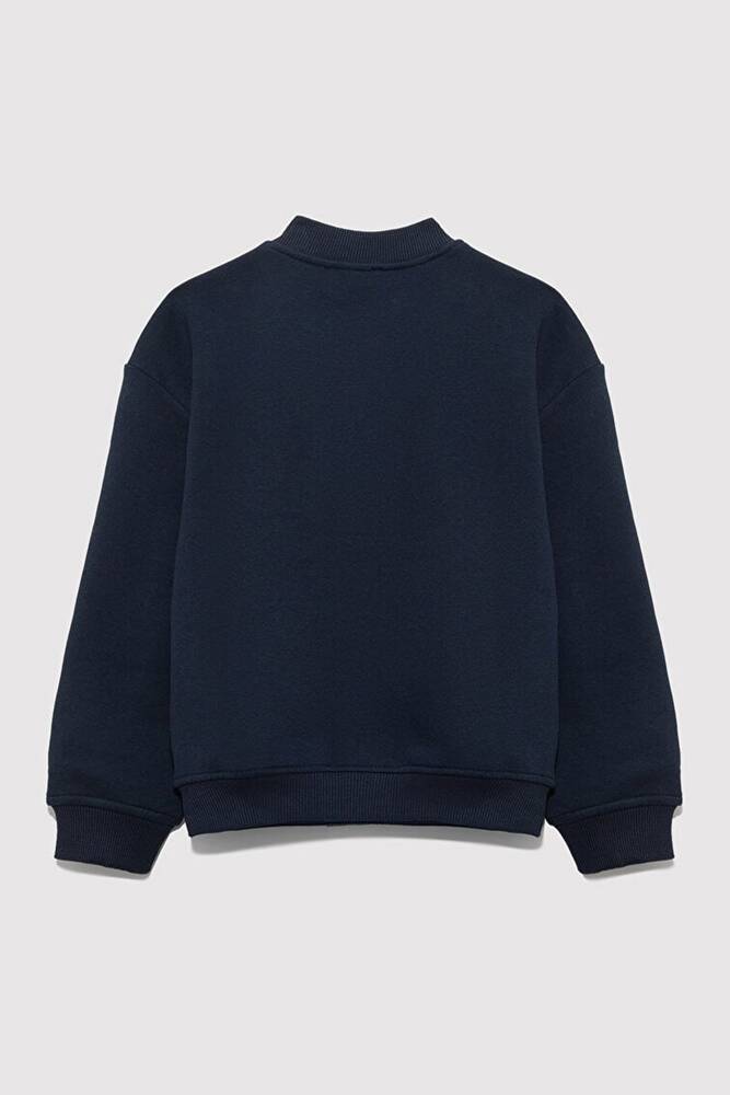 Erkek Çocuk MJ Baskılı Bomber Ceket 6S10121-82318 Lacivert 