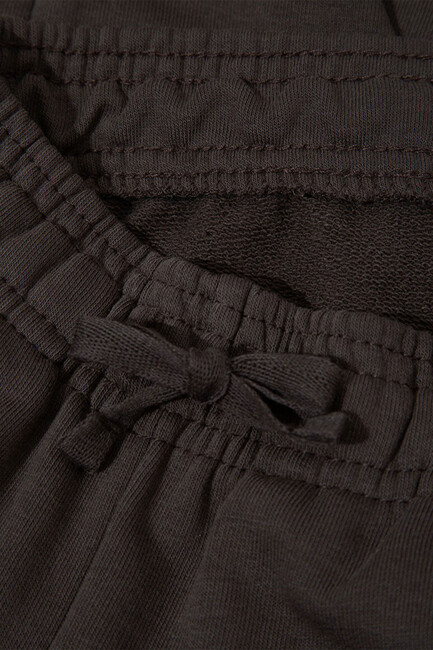 Erkek Çocuk MV Logo Baskılı Eşofman Altı 6010010-71593 Kahve - Thumbnail