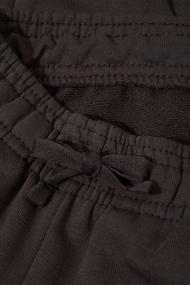 Erkek Çocuk MV Logo Baskılı Eşofman Altı 6010010-71593 Kahve 