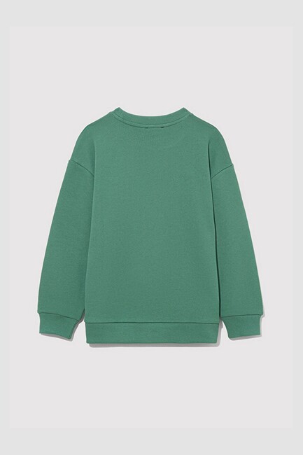 Erkek Çocuk Organik Pamuklu Basic Sweat 6S10043-71881 Yeşil (2)