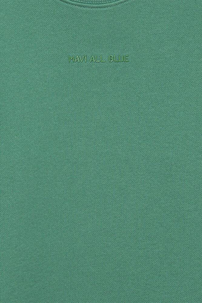 Erkek Çocuk Organik Pamuklu Basic Sweat 6S10043-71881 Yeşil 