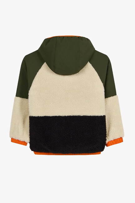 Erkek Çocuk Outdoor Fleece Fermuarlı Ceket SK2620141-1629 Haki - 3