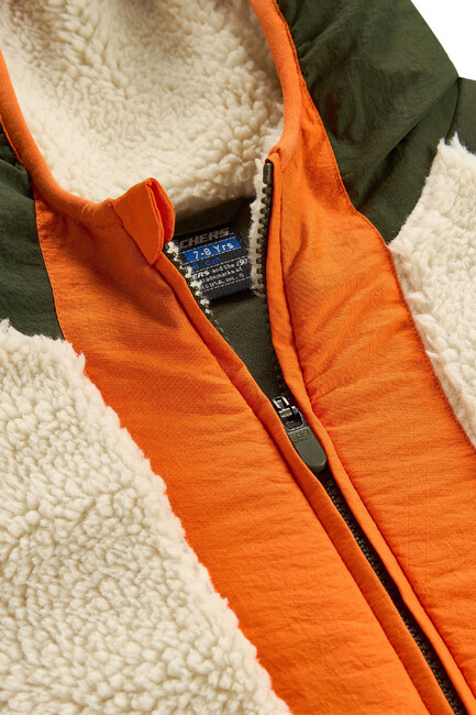 Erkek Çocuk Outdoor Fleece Fermuarlı Ceket SK2620141-1629 Haki - 6