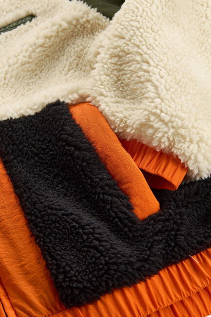 Erkek Çocuk Outdoor Fleece Fermuarlı Ceket SK2620141-1629 Haki - 8