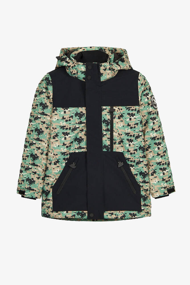 Erkek Çocuk Padded Craft Ceket SK2620126-3817 Siyah - 2