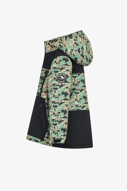 Erkek Çocuk Padded Craft Ceket SK2620126-3817 Siyah - 4