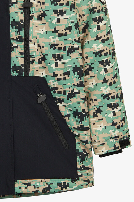 Erkek Çocuk Padded Craft Ceket SK2620126-3817 Siyah - 5