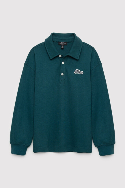 Erkek Çocuk Polo Yaka Sweat 6S10193-71932 Yeşil  (1)