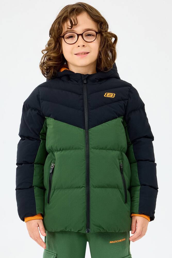 Erkek Çocuk Puffer Ceket SK2520053-1602 Siyah 