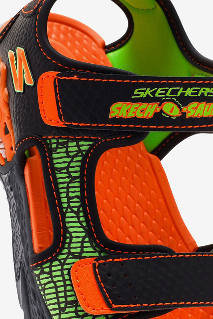 Erkek Çocuk S-Lights Sandalet 400614L BKOR Siyah - Thumbnail