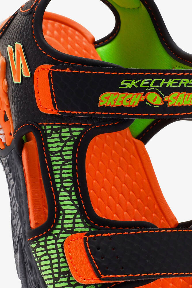 Erkek Çocuk S-Lights Sandalet 400614L BKOR Siyah 