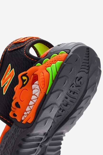 Erkek Çocuk S-Lights Sandalet 400614L BKOR Siyah - Thumbnail