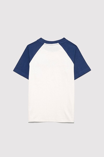 Erkek Çocuk Socıety Baskılı Tişört 6610357-70057 Beyaz (2)