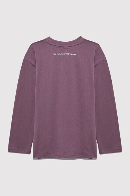 Erkek Çocuk Stay True Baskılı Tişört 6610366-70656 Bej - Thumbnail