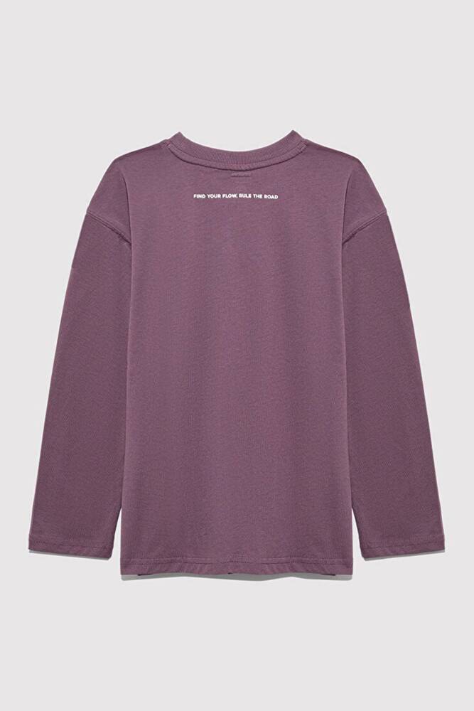 Erkek Çocuk Stay True Baskılı Tişört 6610366-70656 Bej 