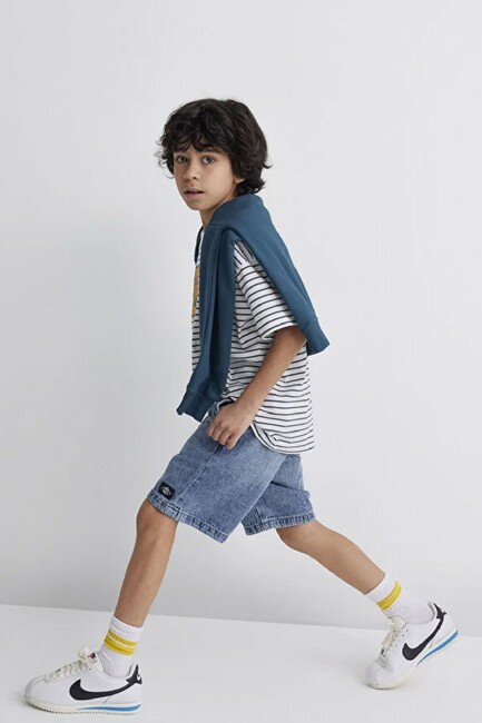 Erkek Çocuk Tobias Denim Şort 6411056-89443 Mavi (2)