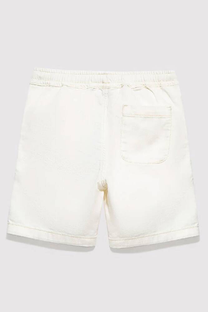 Erkek Çocuk Tobias Denim Şort 6411056-A2941 Beyaz 
