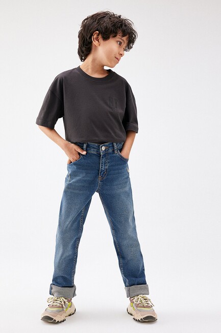 Erkek Çocuk Tom All Blue Jean Pantolon 6010632738 Mavi (1)