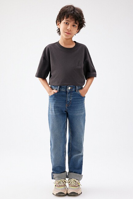 Erkek Çocuk Tom All Blue Jean Pantolon 6010632738 Mavi (2)