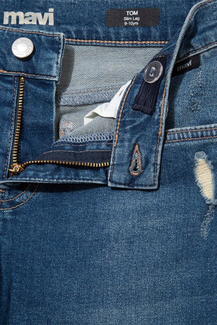 Erkek Çocuk Tom All Blue Jean Pantolon 6010632738 Mavi - 5