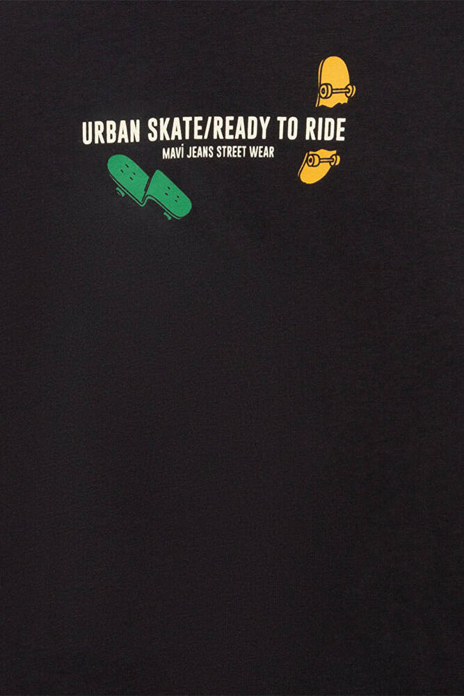 Erkek Çocuk Urban Skate Baskılı Tişört 6610275-70087 Gri 